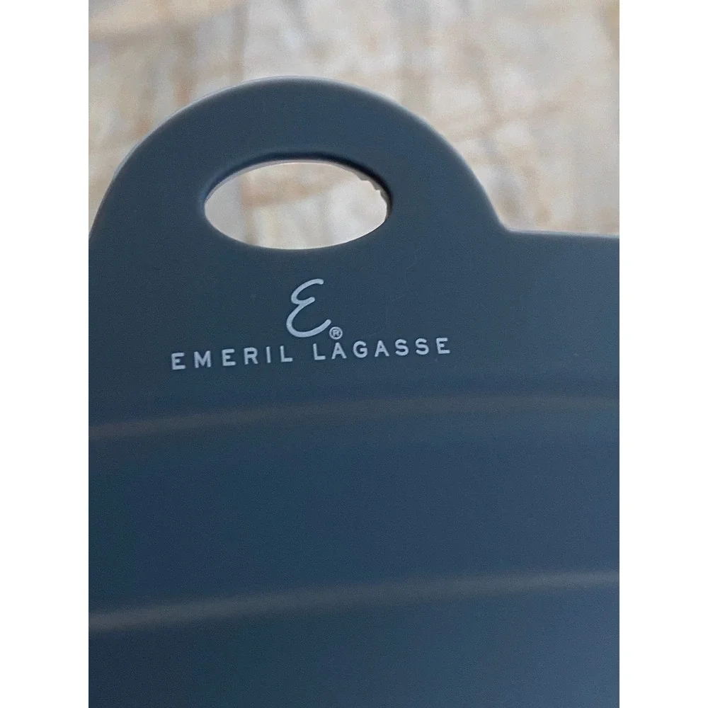 Emeril Lagasse Silicone Air Fryer Liner Round Gray Reusable Non-Stick Basket